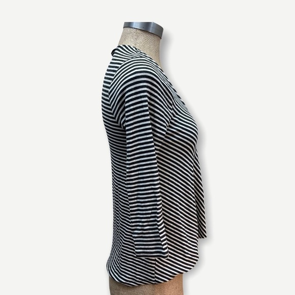 Anthropologie eri‎ + ali striped wrap top - Picture 3 of 6